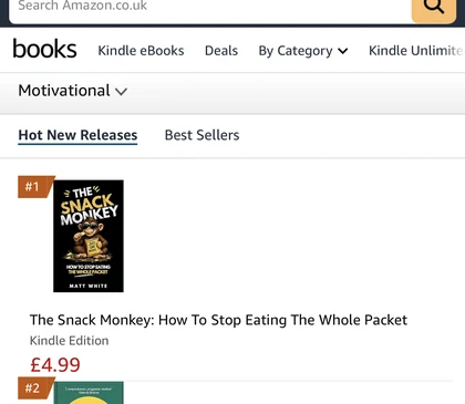 #1 Hot New Release in Motivational on Amazon